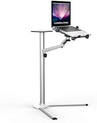 UPERGO UP8 Laptop Smartphone And Tablet Floor StandHolder For upto 13 iPad And Tablet Laptop upto 173  Black
